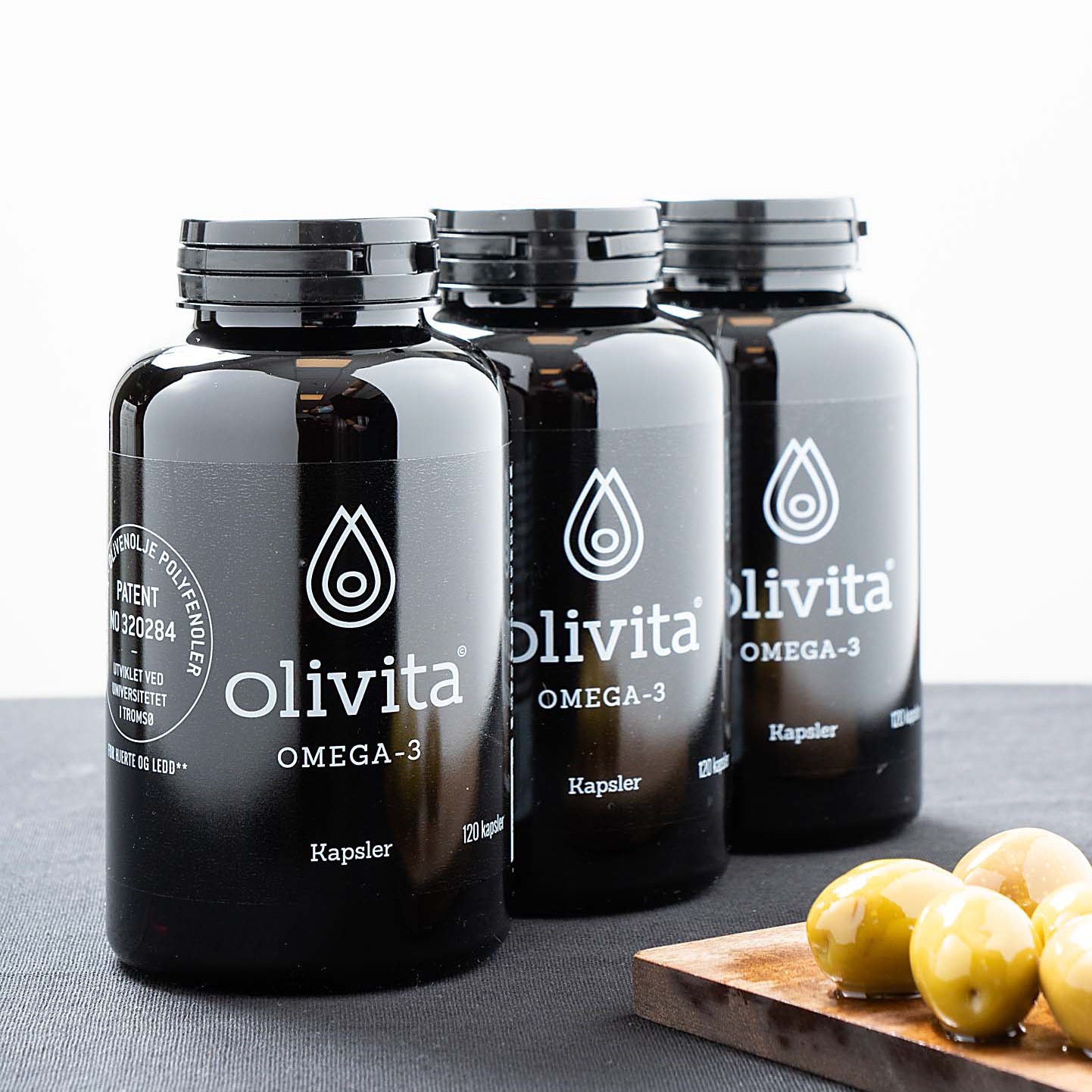 Olivita omega-3 kapsler