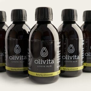 3 måneders dose Olivita omega-3 med sitronssmak